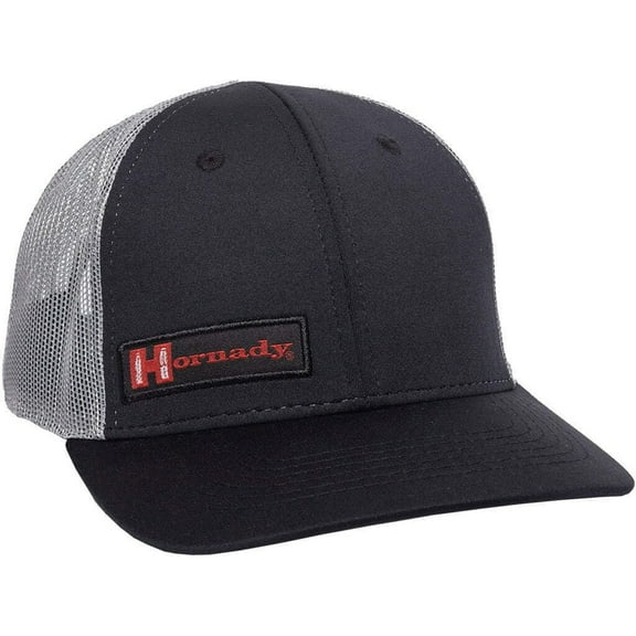 Outdoor Cap Hornady Structured Cap, Polyester, Black/Gray, OSFA, HRN02A
