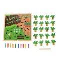 thumbnail image 1 of Juguete a juego de cosecha de zanahorias, juego de memoria de verduras de madera, juguete de memoria de verduras de madera, juego de memoria de verduras, Ultra sensible, 1 of 8