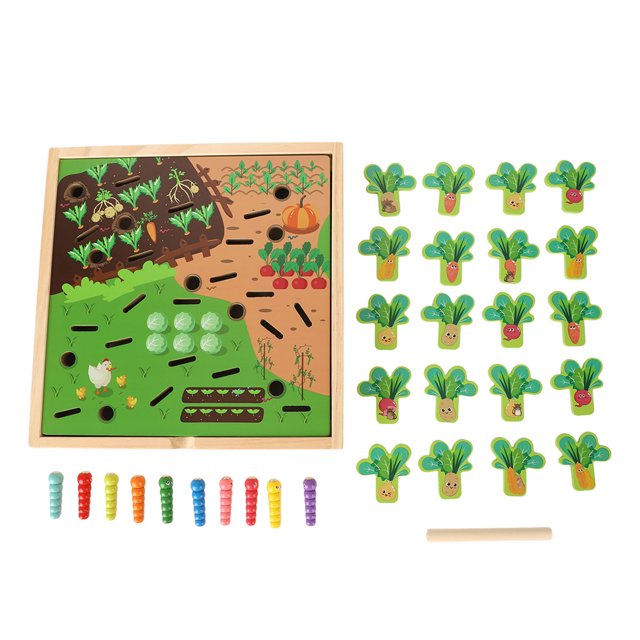 Juguete a juego de cosecha de zanahorias, juego de memoria de verduras de madera, juguete de memoria de verduras de madera, juego de memoria de verduras, Ultra sensible