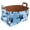 Multicolor 5, variant on Unicorn Brick Leaf Storage Basket Collapsible Storage Bin, PU Foldable Basket Convenient Box Storage Organizer with Handles for Shelves Office Bedroom Closet Nursery Toys Laundry