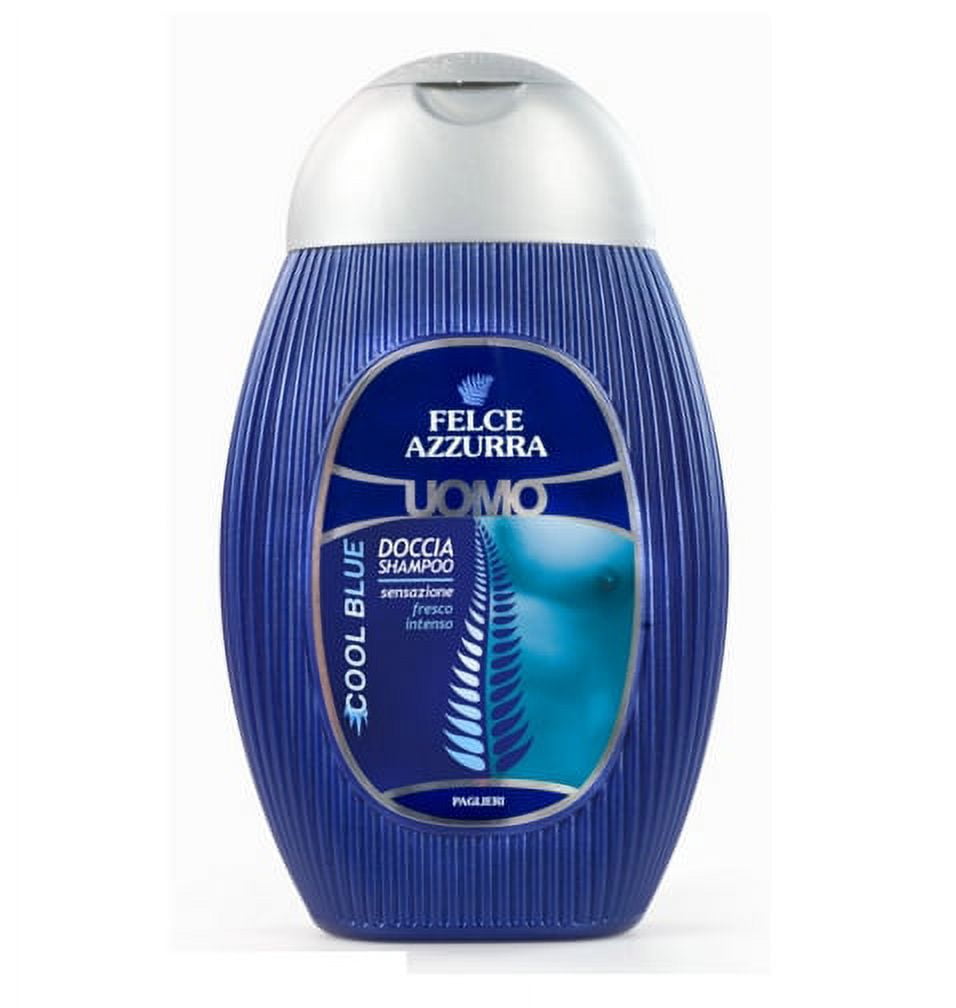 Felce Azzurra Shower Gel Shampoo Men Cool Blue 250ml 8.5oz