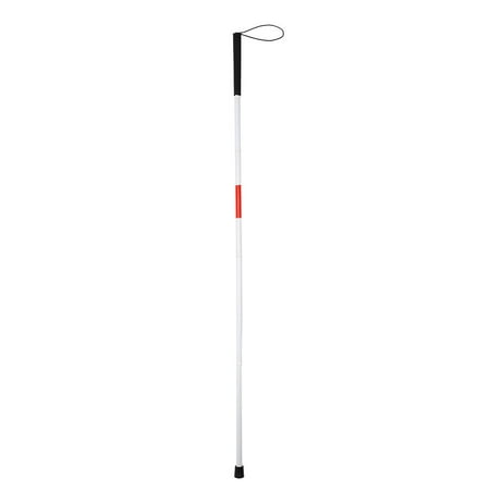 White Canes Blind - WALFRONT Portable Anti-Shock Foldable Reflective Cane Crutch, Guide Walking Stick for Blind People & Elderly