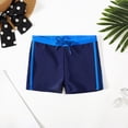 thumbnail image 2 of HCNTES Boys Swimming Trunks Boys Swim Trunks with Compression Liner Bathing Suits Quick Dry Swimwear Summer Swimsuits(Navy,8-9 Years), 2 of 6