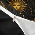 thumbnail image 4 of Homewish Black and Gold Duvet Cover Queen, Sun Moon Stars Queen Bedding, Black Reversible 3pcs, 1 Duvet Cover and 2 Pillowcases, 4 of 6