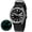 Black Canvas, variant on Titanium Watch for Men, Sport Men's Field Watch, Military Analog Quartz Watch with Date, Nylon Strap, Japanese Quartz Movement, Super Luminous, 10ATM Waterproof Army Wristwatch, Black