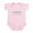 Petal Pink, variant on CafePress - QT Pi Infant Bodysuit / Creeper Cutie Pie - Baby Light Bodysuit, Size Newborn - 24 Months