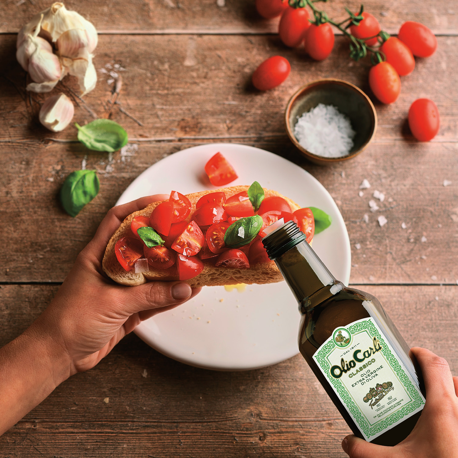 Olio Carli Extra Virgin Olive Oil Bottle 500ml