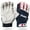 White/Navy/Red, variant on Franklin Sports MLB Batting Gloves - 2nd Skinz Drip Baseball + Softball Batting Gloves - Adult + Youth Premium Leather Pair - Black + Gold - Youth Medium