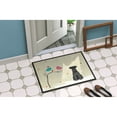 thumbnail image 4 of Carolines Treasures Christmas Presents between Friends Miniature Schanuzer Black Door Mat Indoor Rug or Outdoor Welcome, 4 of 4