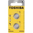 thumbnail image 1 of Pila de litio tipo moneda Toshiba CR1632 3V, paquete de 2, 1 of 4