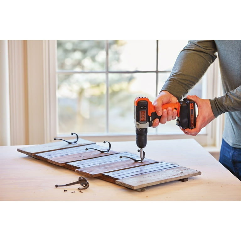 Free Shipping BLACK DECKER 20 Volt MAX Lithium Cordless Drill BCD702C1 Walmart
