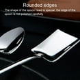 thumbnail image 7 of 2PCS 304 Stainless Steel Spoon,Flat Tip Shovel, 7-Inch Long Handle Iced Tea Spoon, Coffee Spoon, Ice Cream Spoon, Stainless Steel Cocktail Stirring Spoons, 7 of 7
