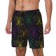thumbnail image 1 of Balery Mardi Gras Carnival Bañador para hombre, shorts de playa de secado rápido con entrepierna y forro de compresión-XX-Large, 1 of 6