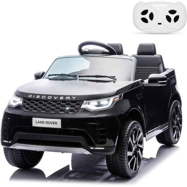 Licensed Land Rover 12V Ride-On Car, 2-Seater with Remote Control & LED Lights