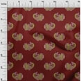 thumbnail image 2 of oneOone Cotton Silk Fabric Fish Block Print Sewing Fabric BTY 42 Inch Wide, 2 of 4
