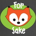 thumbnail image 2 of CafePress - For Fox Sake Maternity Dark T Shirt - Maternity Dark T-Shirt, 2 of 3