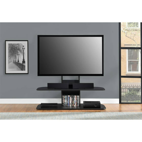 Ameriwood Home Galaxy TV Stand with Mount for TVs up to 65&quot; Wide, Black - 0