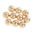 thumbnail image 4 of 10 remaches de cúpula de hongo, tachuelas, botones y puntas para cinturones, bolsos y zapatos de cuero (10 mm) Oro, 4 of 9