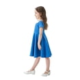 thumbnail image 4 of PINQI Holiday Dresses for Toddler Girls Kids Baby Girls Dress Princess Dress Children Dress Casual Dress Small Flying Sleeve Dress, 4 of 9