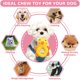 thumbnail image 4 of 2 piezas de juguete para cachorros, lindo juguete de peluche para masticar, limpia los dientes y alivia la ansiedad, 4 of 5