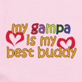 thumbnail image 2 of CafePress - Gampa Is My Best Buddy Infant Bodysuit - Baby Light Bodysuit, Size Newborn - 24 Months, 2 of 4