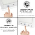 thumbnail image 4 of Light Therapy Lamp Non-Ultraviolet Fluorescent Lamp Brightness Adjustable Phototherapy Lamp With 30/60/90 Minutes Timer Is Suitable For Home Office Travel, 4 of 7