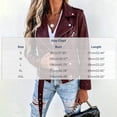 thumbnail image 3 of Aimik Women's Faux Leather Moto Jacket Classic Asymmetrical Zip-Up Biker Coat with Belted Waist and Pockets Slim Fit Fall Outerwear, 3 of 6