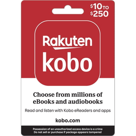 Rakuten Kobo VGC $10-$250 [Digital]