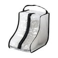 thumbnail image 1 of Injueey Bolsa de almacenamiento para botas, reutilizable, a prueba de polvo, transparente, impermeable, a prueba de humedad, asa de elevación, Almacenamiento y organización del hogar Negro Corto, 1 of 6