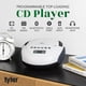 thumbnail image 2 of Tyler Reproductor de CD portátil Boombox con radio FM, Bluetooth y puerto USB | Sonido estéreo claro | Compatible con CD-R/RW y CD MP3 | Entrada auxiliar de 3,5 mm y conector para auriculares | TAU107, 2 of 5