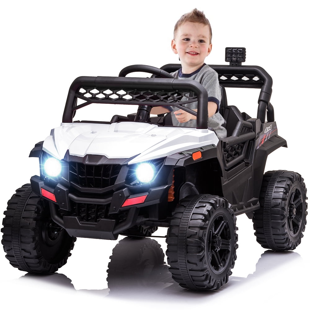 Electric Vehicles for Girls Boys, 12V Battery Powered Kids OffRoad UTV