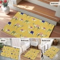 thumbnail image 5 of Rectangle Area Rugs 2 x 3 Ft, Yellow Camels Non-Slip Residential Carpet, Modern Watercolor Cute Funny Animals Indoor Crawling Mats Runner Rugs for Living Room/Dining Room/Bedroom, 5 of 8