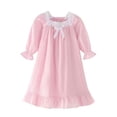 thumbnail image 1 of Robe Fille Tout-Petit Blanche Rose Robe Décontractée Jupe Princesse pour Fille 3-26 Ans, 1 of 6