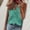 Green#2, variant on LEBONYARD Summer Tops for Women 2026,blouses for women plus size 50% off clear,Women's Solid Color Ruffle Collar Long Sleeve Shirt Blouse V-Neck Sleeveless Tops Light Blue S