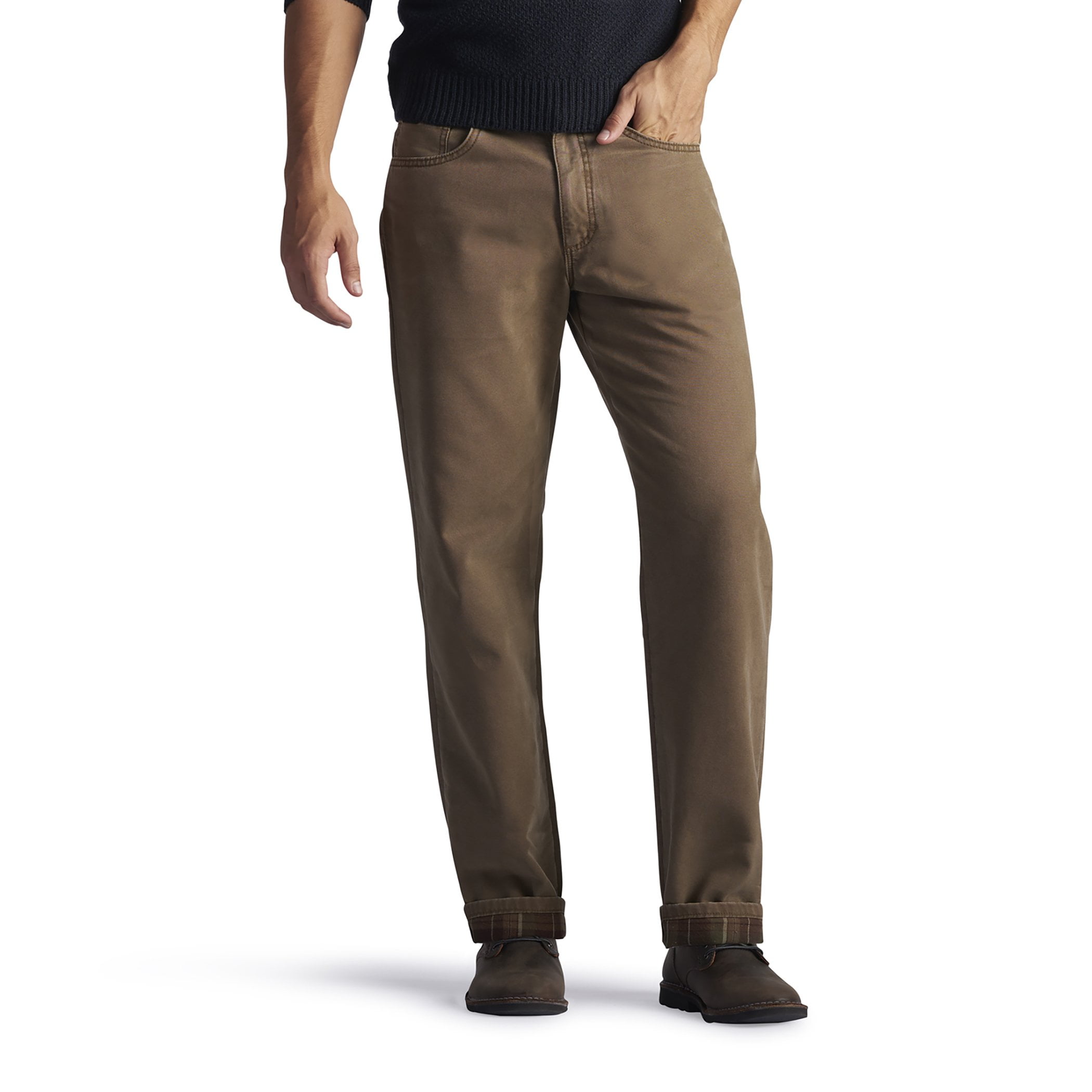 fleece lined wide leg pants