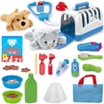 thumbnail image 1 of Set de juguetes Liberty Imports Deluxe Complete Vet Pet Care con peluche, 1 of 8