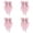 Light Pink 4x, variant on Ljudmp Large Satin Ribbon Hair Bow Clip for Women Oversized Long Tail Hair Clips Barrettes Hair Accessory Light Blue