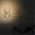 thumbnail image 2 of Yayeee 2-Pack Plug in LED Night Lights with Light Sensors Motion Detectors, Yellow Window, 2 of 7
