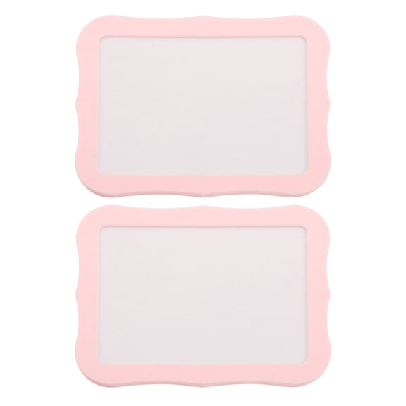 HONMEET 2Pcs Pink Magnetic Dry Erase Boards for Locker Reusable Message Whiteboard