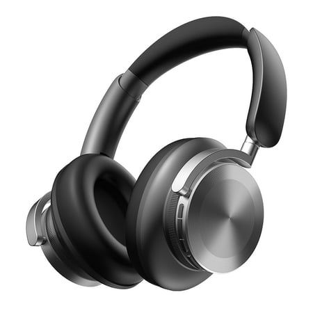 Metallic Bluetooth Wireless Earphones with Dual-feed Dynamic Drivers and Dual-feed Noise Cancellation