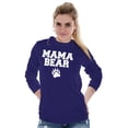 thumbnail image 5 of Mama Bear Paw Print Cute Mothers Day Women's Long Sleeve T Shirt Brisco Brands L, 5 of 6