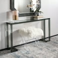 thumbnail image 2 of Safavieh  Couture Benji Acrylic Console Table - Black - 60" W x 10" L x 30" H, 2 of 5