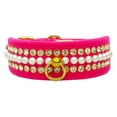 thumbnail image 5 of Dog, Puppy and Pet Collar, "Velvet Mini Pearl  Crystal", 5 of 6