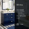 thumbnail image 5 of Eviva Epic Transitional Blue Bathroom Vanity, 5 of 7