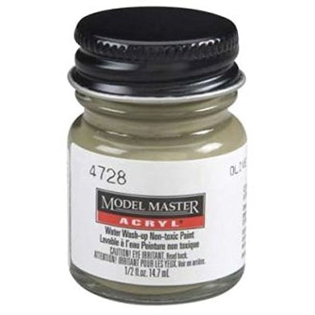 olive drab testors acrylic plastic model paint