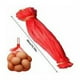 thumbnail image 2 of Bolsa de malla reutilizable, 100 piezas de bolsa de malla para huevos, para frutas, frutos secos, comestibles y verduras, bolsas de almacenamiento para compras y almacenamiento (rojo), 2 of 5
