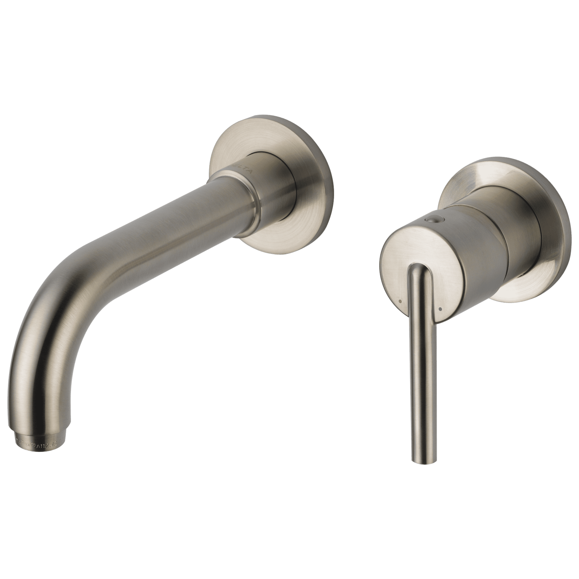 Delta Trinsic Single Handle Wall-Mount Bathroom Faucet Trim in Stainless (Valve Not Included) T3559LF-SSWL