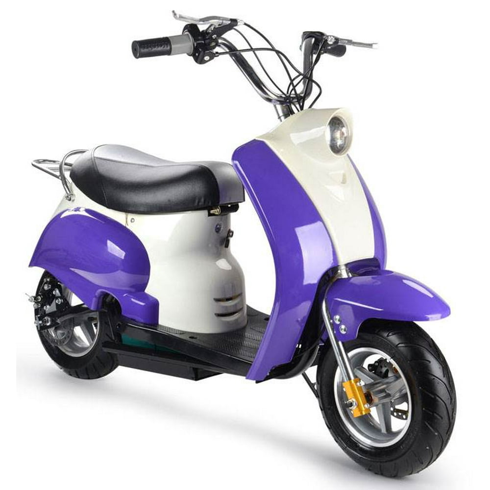 MototTec 24v Kids Electric Powered Moped Scooter
