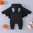 thumbnail image 7 of Halloween Romper for Infant Boy Bat Wing Hooded For Kids Long Sleeve Costume Vacation Clothes Size 6-9 Months, 7 of 7