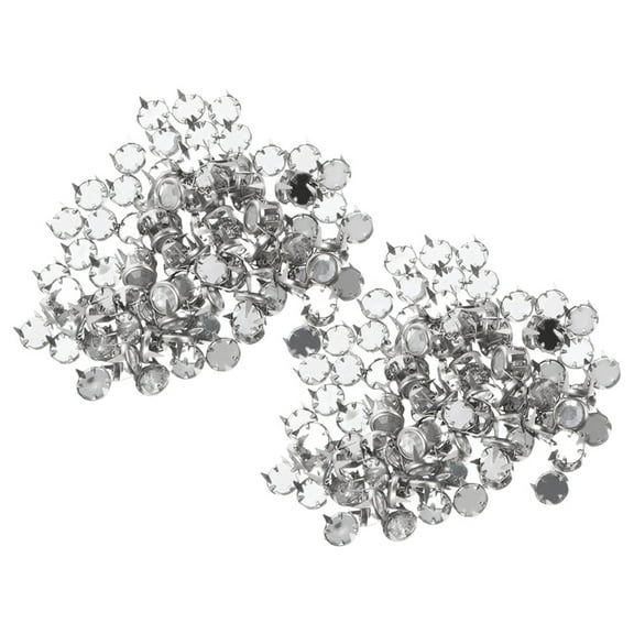 100 Pcs Drilled Rivets Snap Button Fastener Apparel